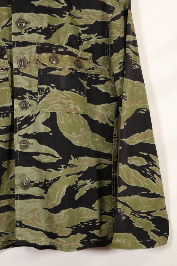 Real Late War Pattern Tiger Stripe Shirt, heavyweight fabric, good condition.