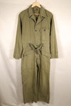 1940s, 36R, U.S. Army Combat Coveralls, PW (Prisoner of War) item, faded, used