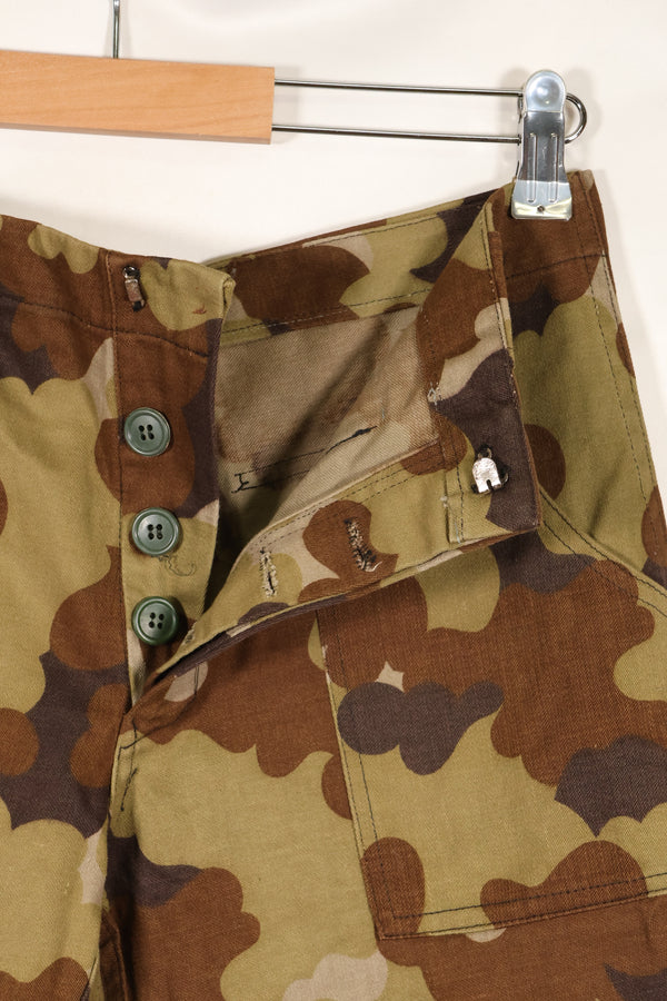 Real South Vietnam National Field Military Police Cloud Camouflage Top and Bottom Set, unused.