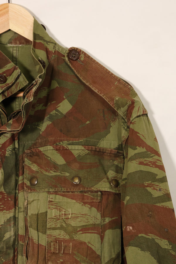 1950s French Army Lizard Camouflage TAP 47/56 Airborne Jacket Used