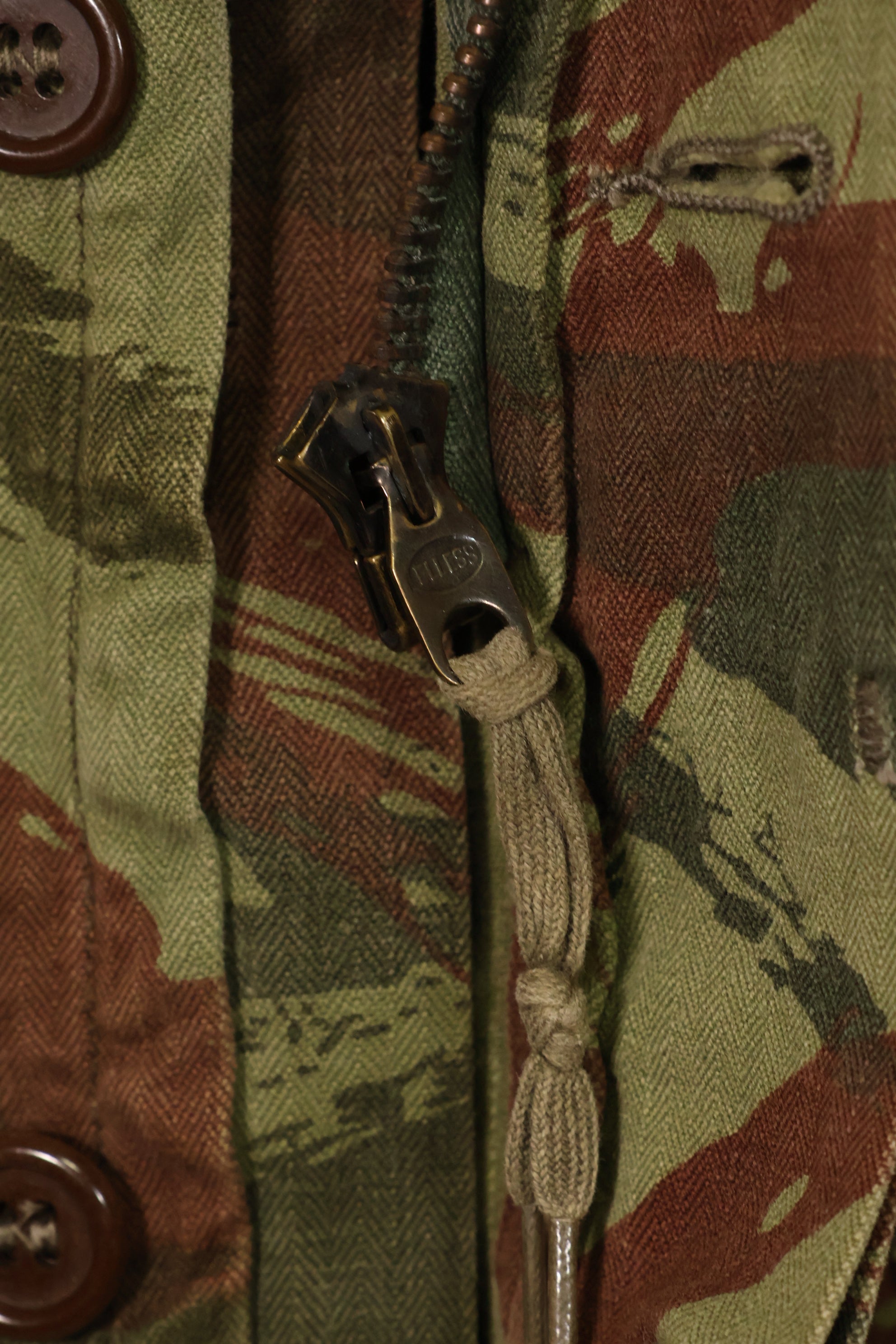 1950s French Army Lizard Camouflage TAP 47/56 Airborne Jacket Used