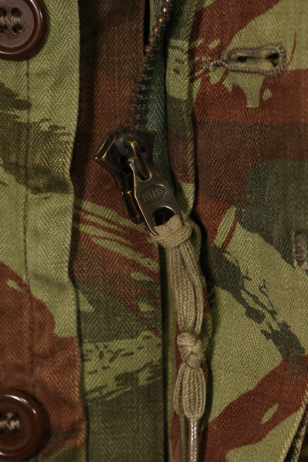 1950s French Army Lizard Camouflage TAP 47/56 Airborne Jacket Used
