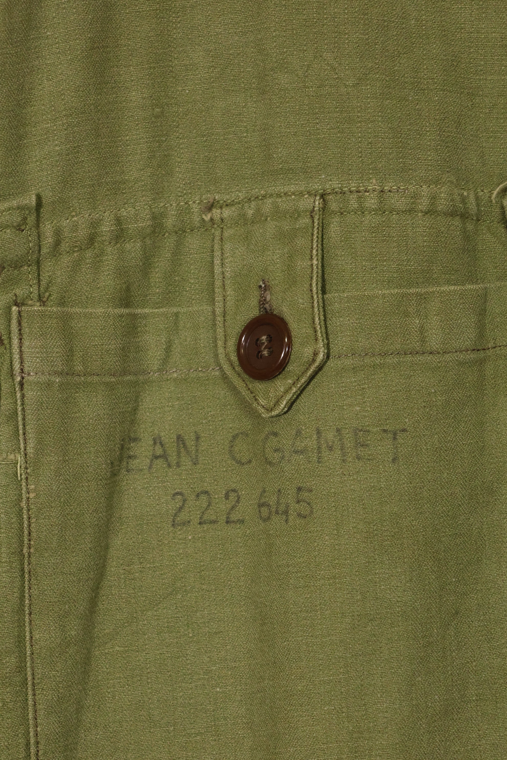 1950s French Army Lizard Camouflage TAP 47/56 Airborne Jacket Used