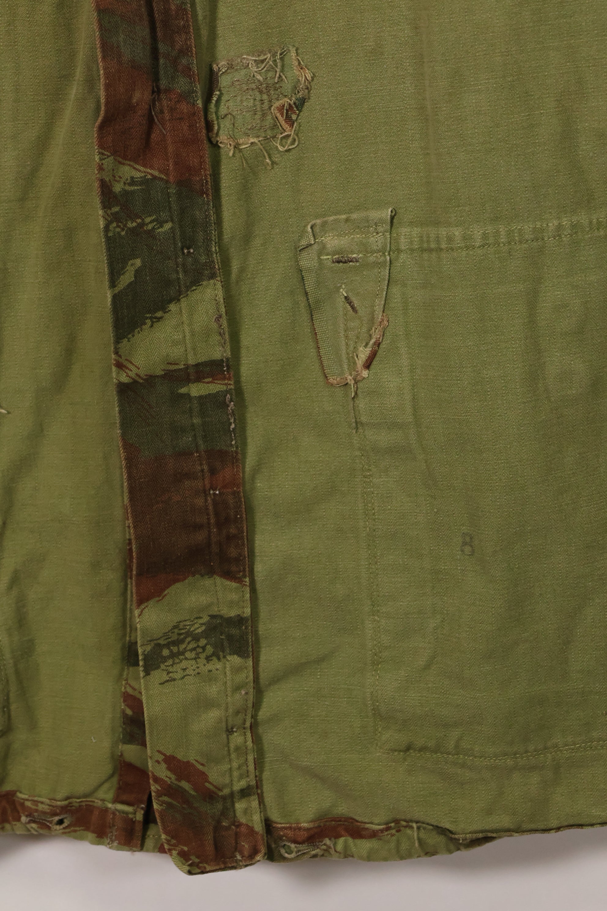 1950s French Army Lizard Camouflage TAP 47/56 Airborne Jacket Used
