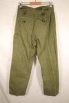 1967 Contract, Australian Army, OD Combat Pants, Slightly Faded, Used