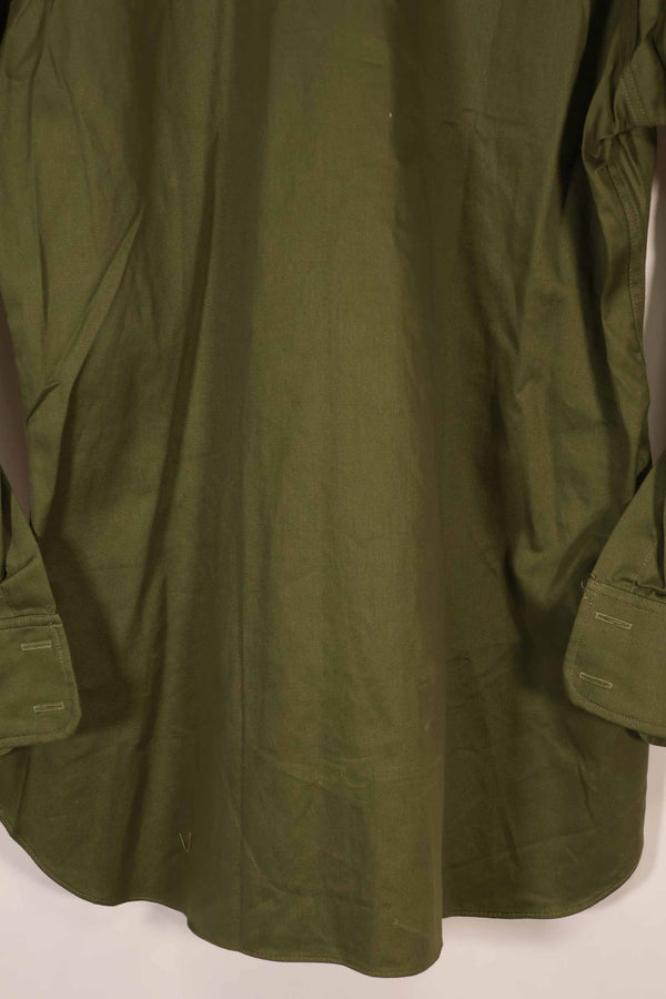 Real 1966 Deadstock Australian Army OD Fatigue Shirt 15 1/2 X32