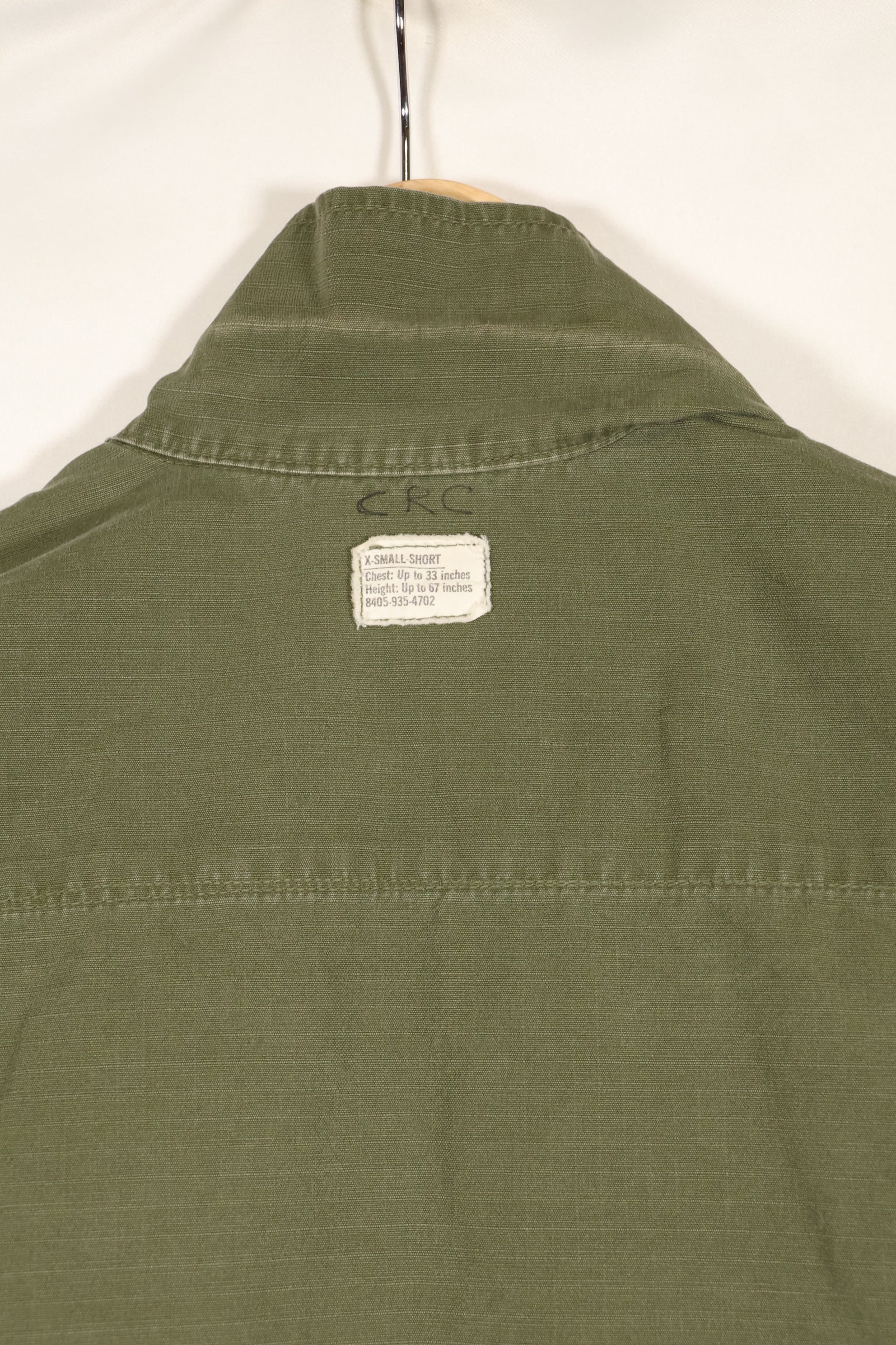 1970 Contract X-SMALL-SHORT 4th Model Jungle Fatigue Jacket Used Film Company Release