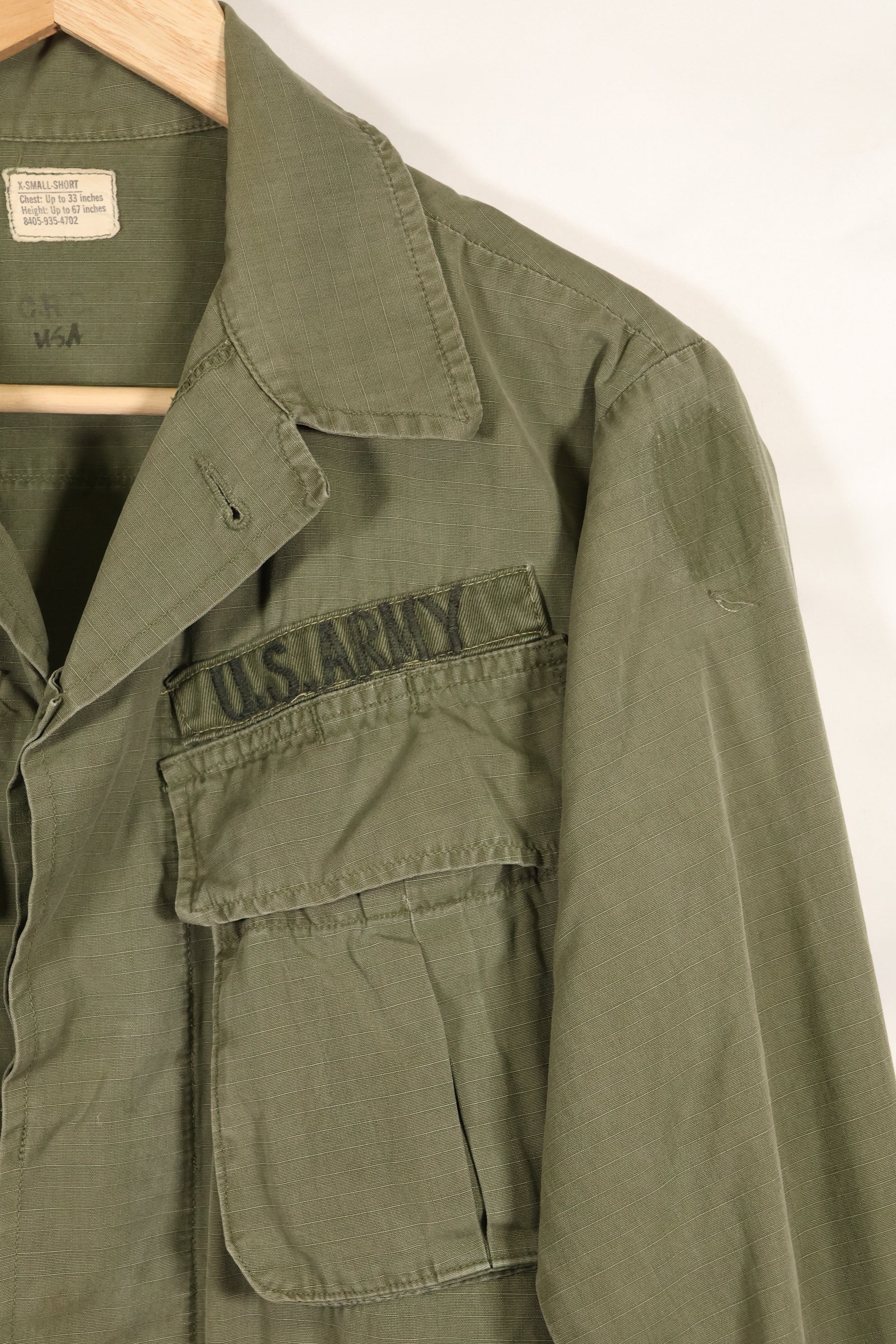 1968 Contract X-SMALL-SHORT 4th Model Jungle Fatigue Jacket Used Film Company Release