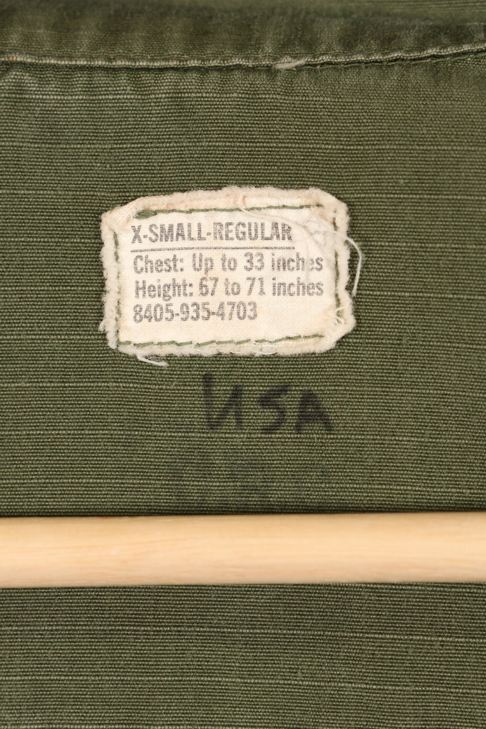 1970 Contract X-SMALL-REGULAR 4th Model Jungle Fatigue Jacket Used Film Company Release (Copy)