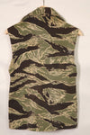 1960s US Cut Okinawa Tiger Tiger Stripe Shirt Modified Vest US-S Used