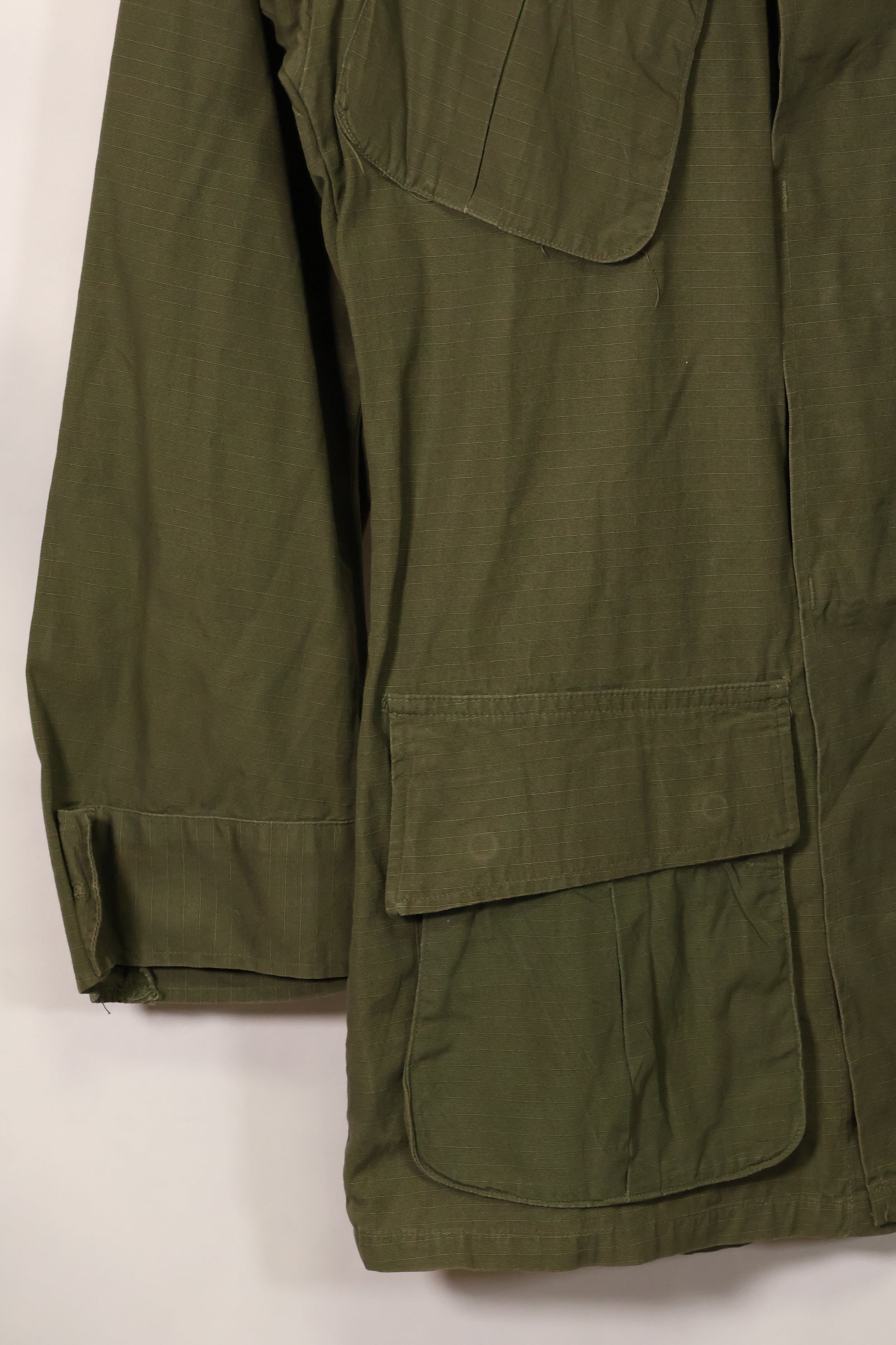 1969 Contract 4th Model Jungle Fatigue Jacket X-S-R Used with Patches