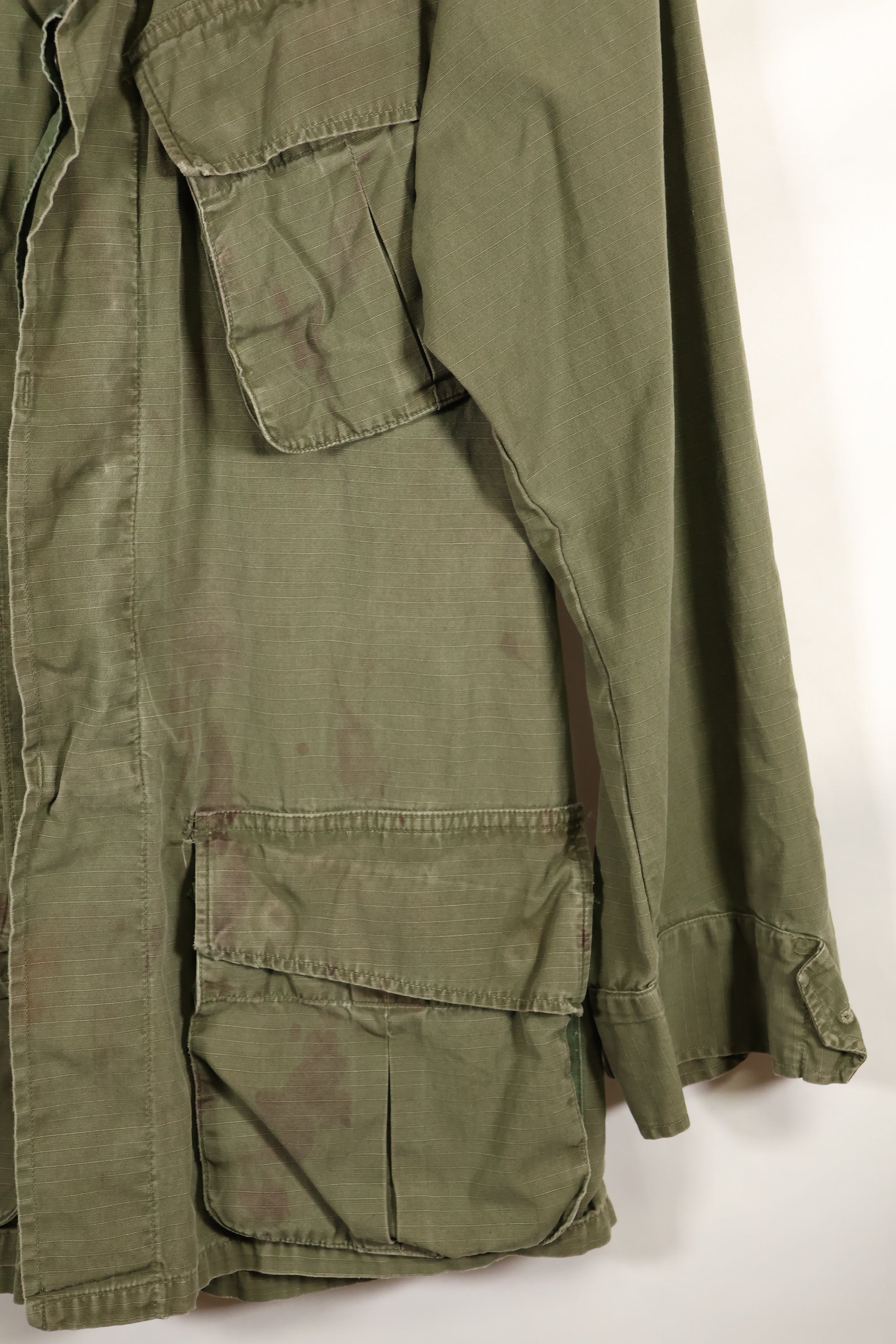 1969 Contract SMALL-REGULAR 4th Model Jungle Fatigue Jacket Used Film Company Release C