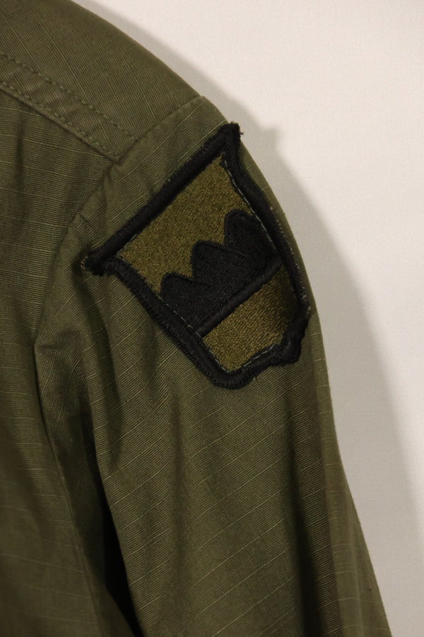 1969 Contract 4th Model Jungle Fatigue Jacket X-S-R Used with Patches