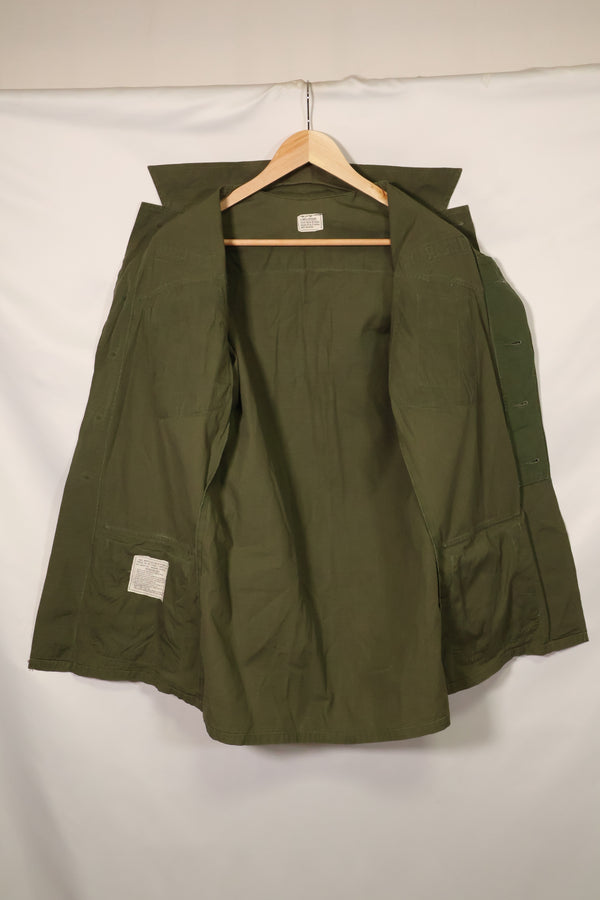 1969 Contract 4th Model Jungle Fatigue Jacket X-S-R Used with Patches