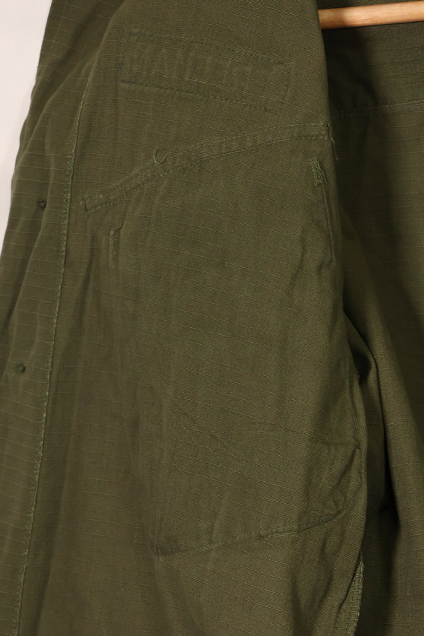 1969 Contract 4th Model Jungle Fatigue Jacket X-S-R Used with Patches