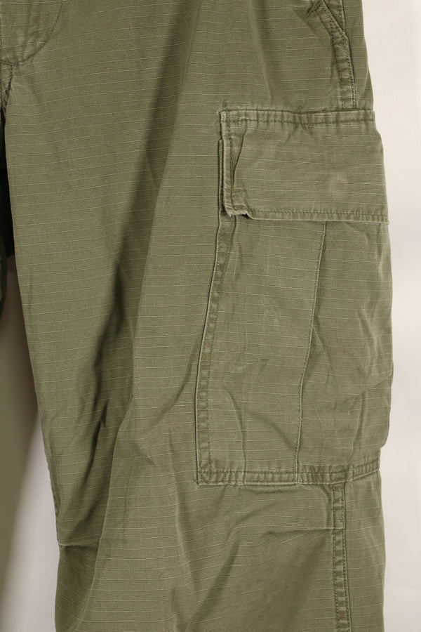 Circa 1969 Estimated size S-S 4th Model Jungle Fatigue pants, used, released by a movie company.