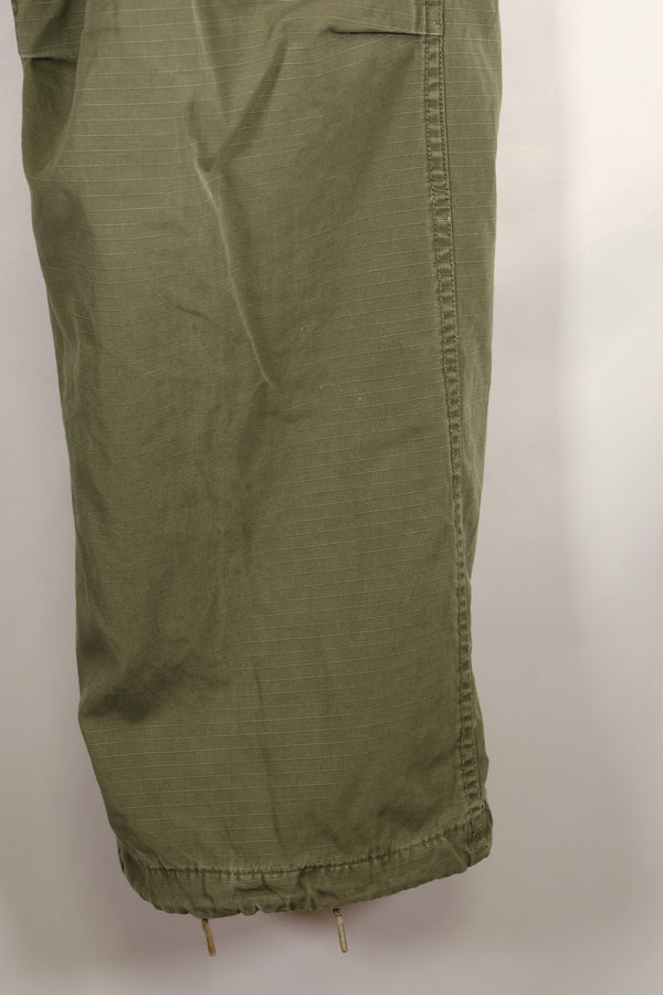 Circa 1969 Estimated size S-S 4th Model Jungle Fatigue pants, used, released by a movie company.