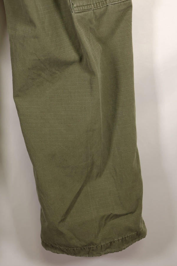 Circa 1969 Estimated size S-S 4th Model Jungle Fatigue pants, used, released by a movie company.