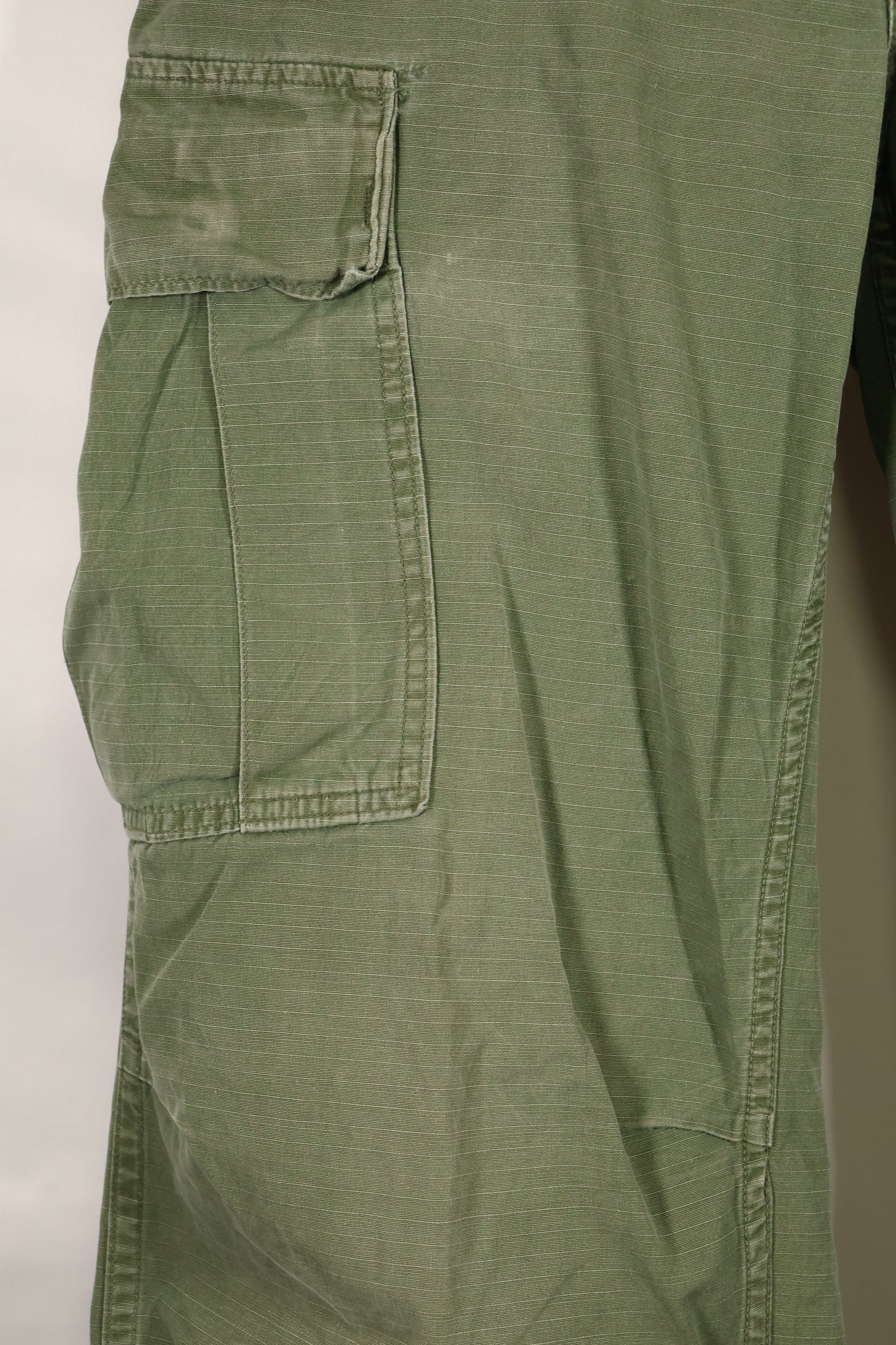 Circa 1969 S-R Size 4th Model Jungle Fatigue Pants, Used, Released by Film Company