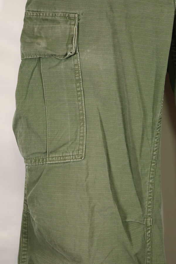 Circa 1969 S-R Size 4th Model Jungle Fatigue Pants, Used, Released by Film Company