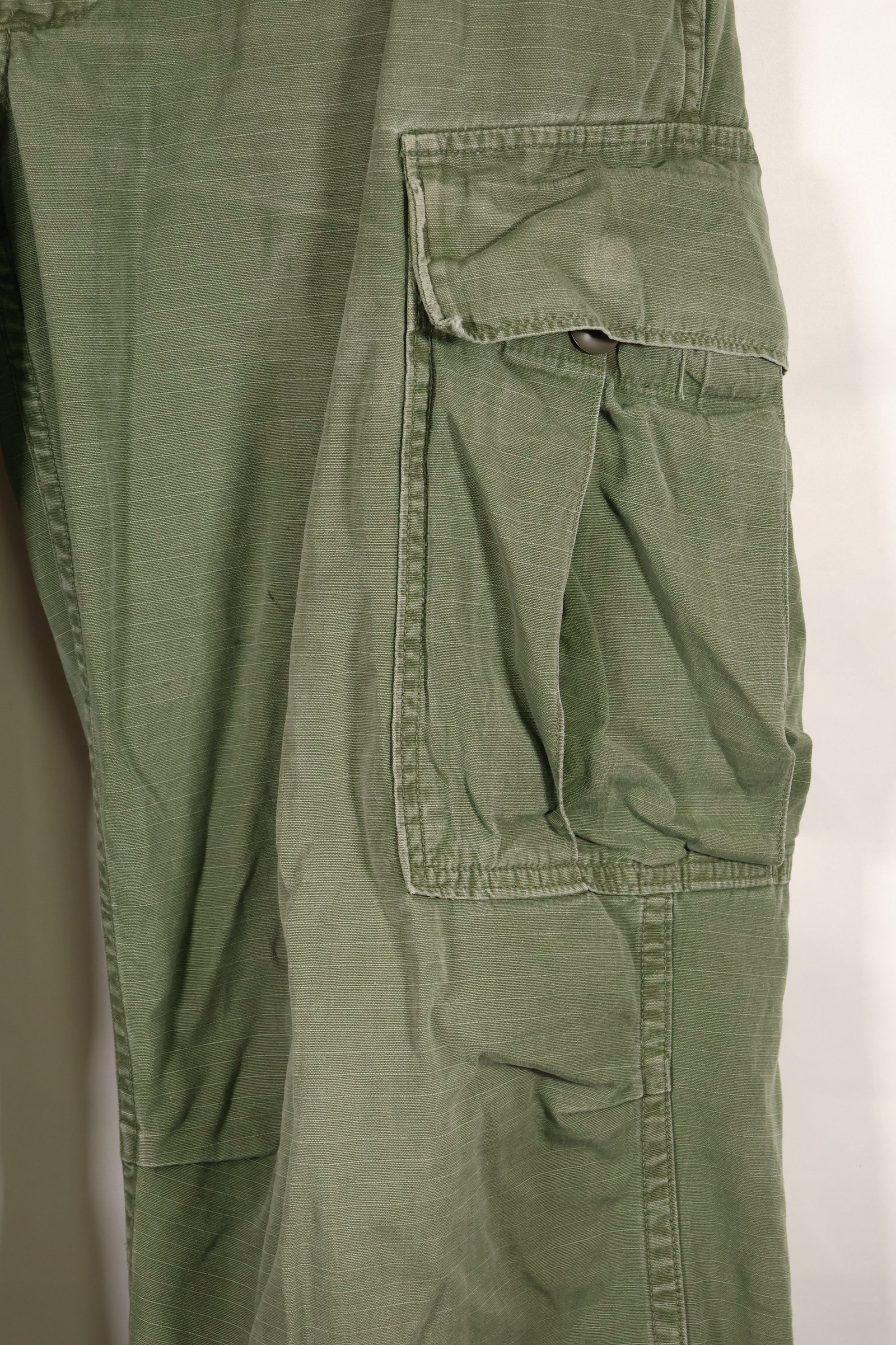 Circa 1969 S-R Size 4th Model Jungle Fatigue Pants, Used, Released by Film Company