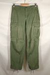 Circa 1968 S-R Size 4th Model Jungle Fatigue Pants, Used, Released by Film Company