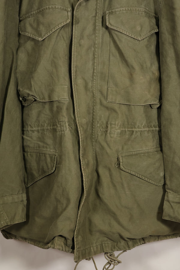 1957 Contract, S-S, U.S. Military, M51 Fold Jacket, No Liner, Faded, Used