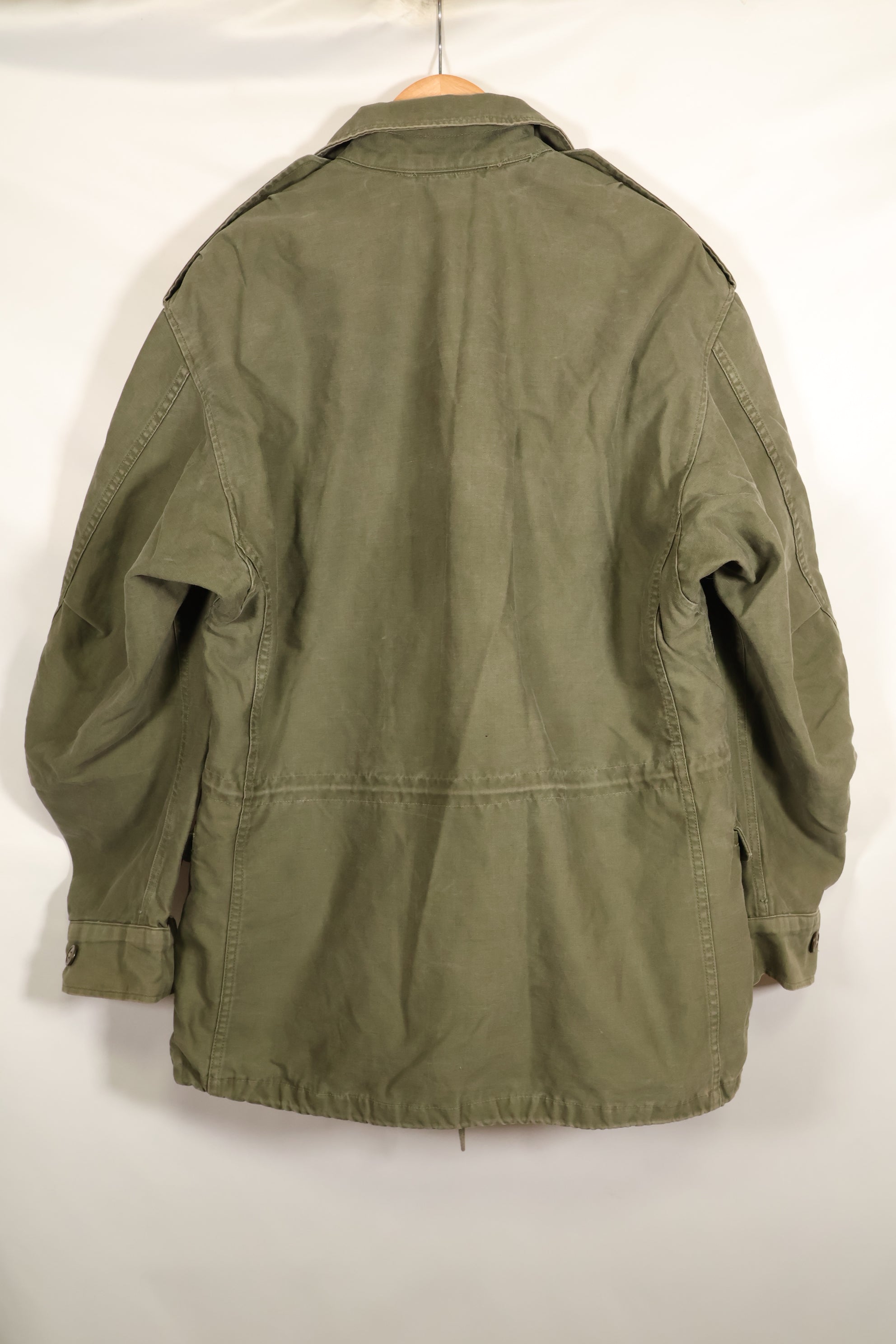 1957 Contract, S-S, U.S. Military, M51 Fold Jacket, No Liner, Faded, Used