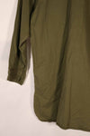 Real 1970 New Zealand Army OD Fatigue Shirt Size 1 Used