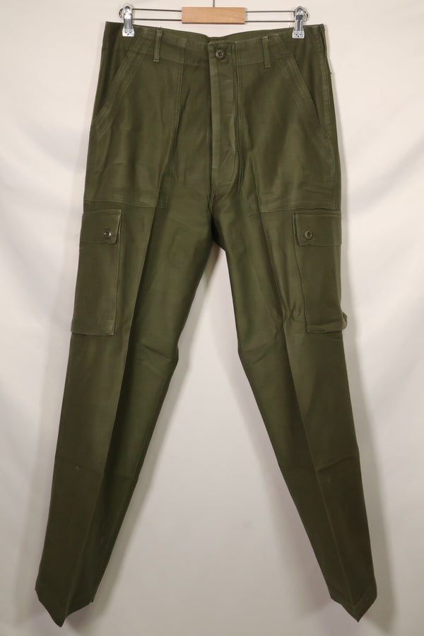 1960s lot OG-107 baker pants with modified cargo pockets, ex-special forces personnel, used F