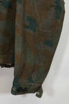 1962 East German Army NVA M58 Flächentarn sniper smock in Bluementarn camo, almost unused.