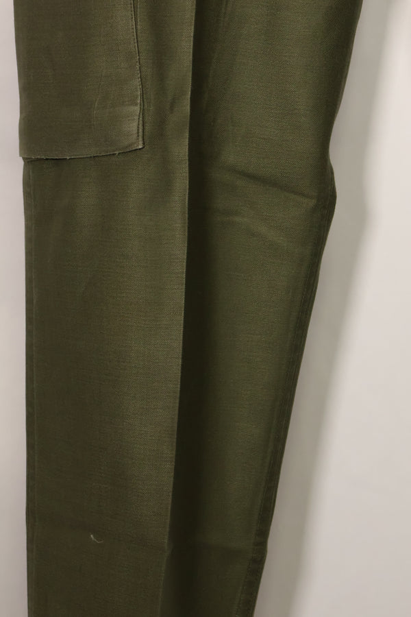 1960s lot OG-107 baker pants with modified cargo pockets, ex-special forces personnel, used F