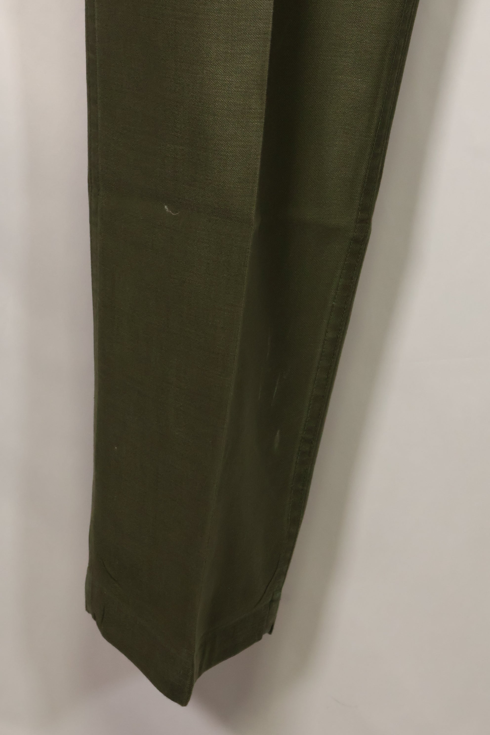 1960s lot OG-107 baker pants with modified cargo pockets, ex-special forces personnel, used F