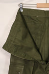 1960s lot OG-107 baker pants with modified cargo pockets, ex-special forces personnel, used F