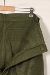 1960s lot OG-107 baker pants with modified cargo pockets, ex-special forces personnel, used F