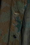 1962 East German Army NVA M58 Flächentarn sniper smock in Bluementarn camo, almost unused.