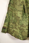 Circa 1966–67 | Estimated M-R | ERDL | Non-ripstop | Early print | Jungle fatigue jacket | Used