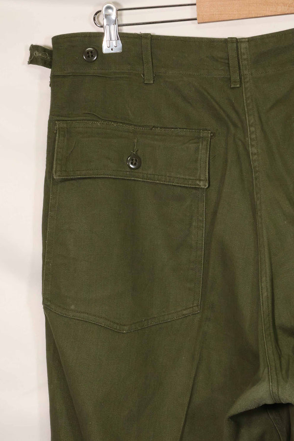 Early 1960s lot OG-107 Utility Pants Baker Pants LARGE Used