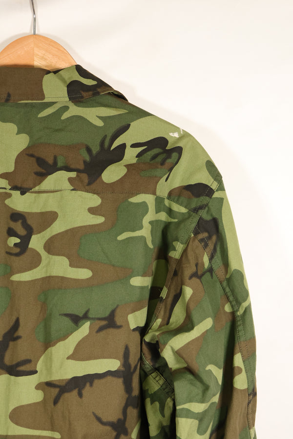 Circa 1966–67 | Estimated M-R | ERDL | Non-ripstop | Early print | Jungle fatigue jacket | Used