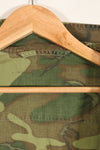 Contract circa 1967, size tag missing, early print, USMC non-rip ERDL jungle fatigues jacket, used