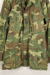 Circa 1966–67 | Estimated S-R | ERDL | Non-ripstop | Early print | Jungle fatigue jacket | Used