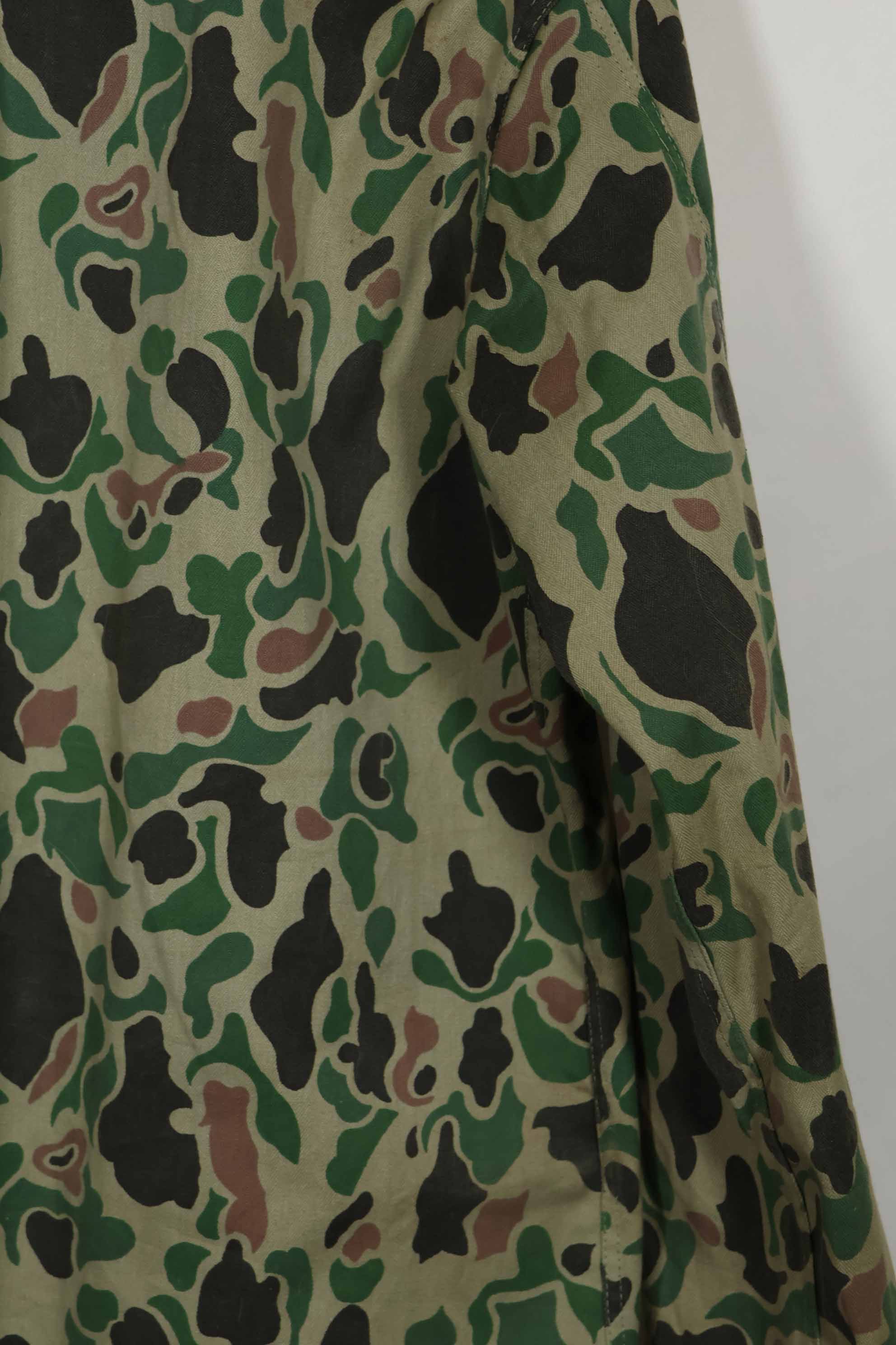 1980's Korean Army Frogskin camouflage HBT shirt, almost unused B