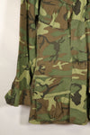 Circa 1967, M-L, ERDL, non-ripstop, early print, jungle fatigues jacket, used