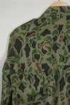 1980's Korean Army Frogskin camouflage HBT shirt, used C