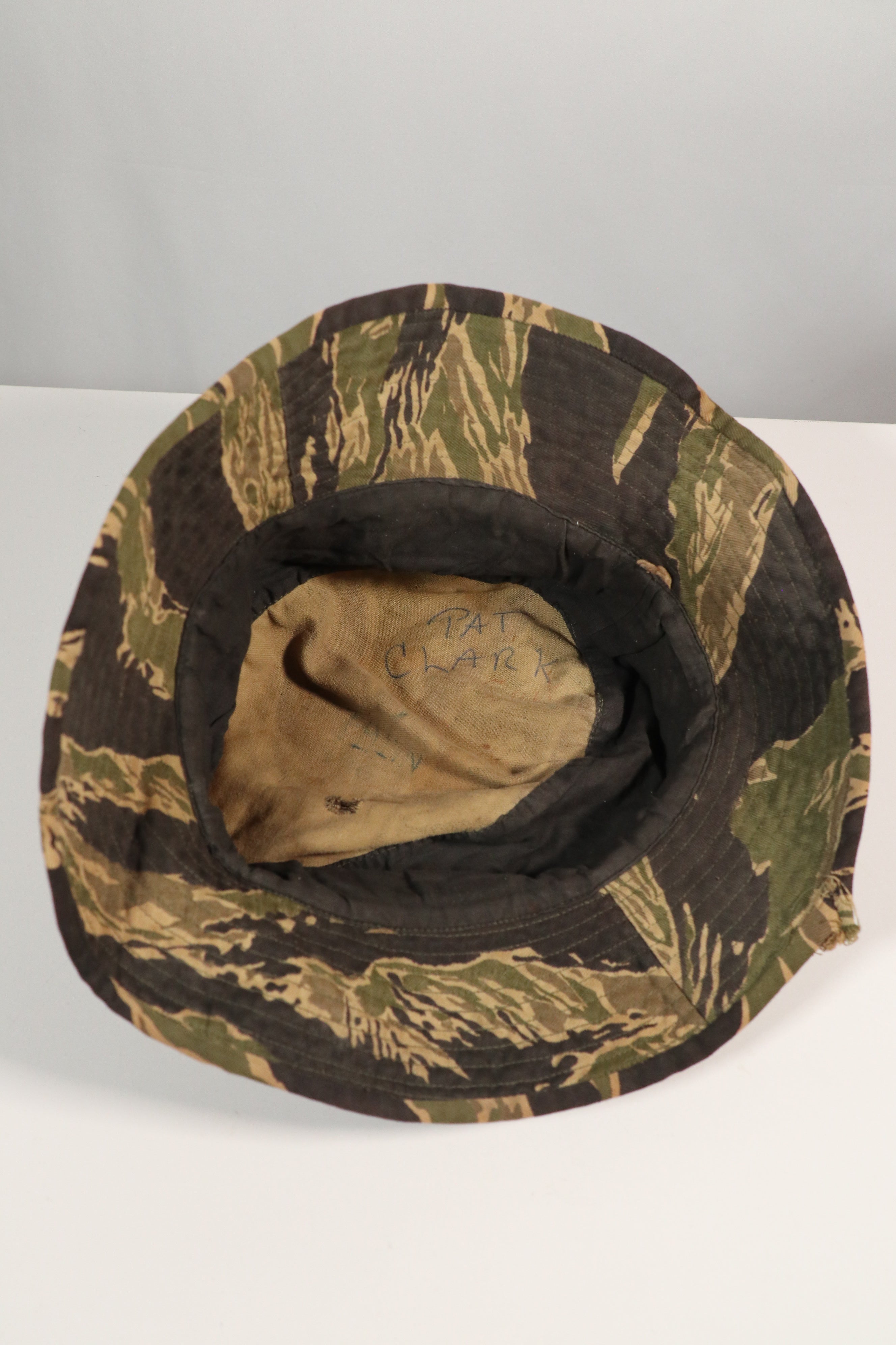 Real Okinawa Tiger Pattern JWD CISO Cut Boonie Hat, used, size small.