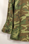 Circa 1967, M-L, ERDL, non-ripstop, early print, jungle fatigues jacket, used