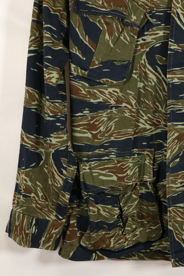 Estimated 1970s Silver Tiger Tiger Stripe Fatigue Jacket, used.