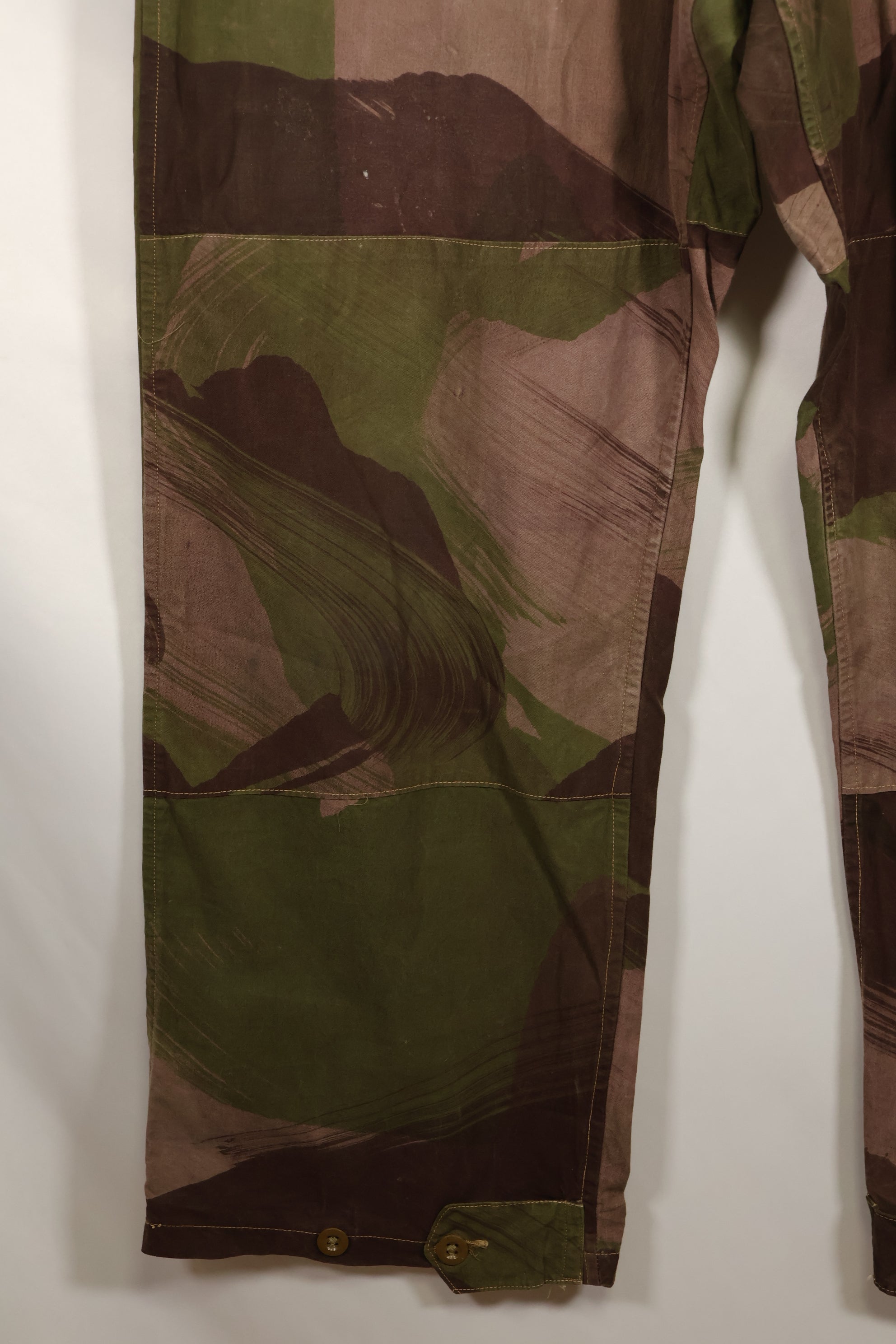 Real British Army SAS Trousers WINDPROOF Camouflage Pants Size No.5 Used