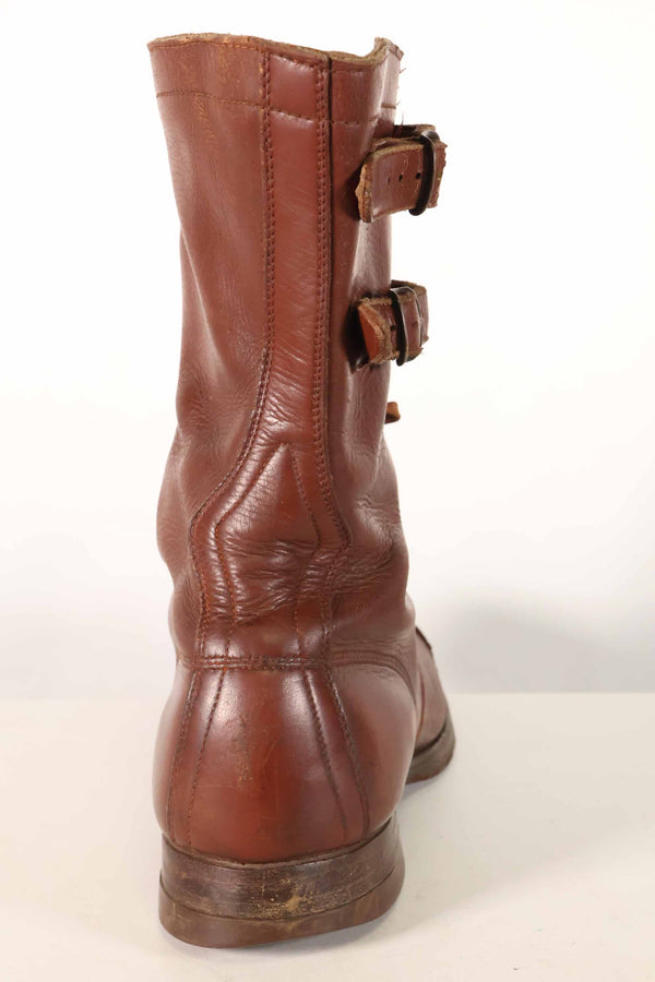 1940's U.S. Army M40 Cavalry shorts boots, 2 buckles, used, A