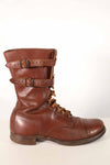 1940's U.S. Army M40 Cavalry shorts boots, 2 buckles, used, A